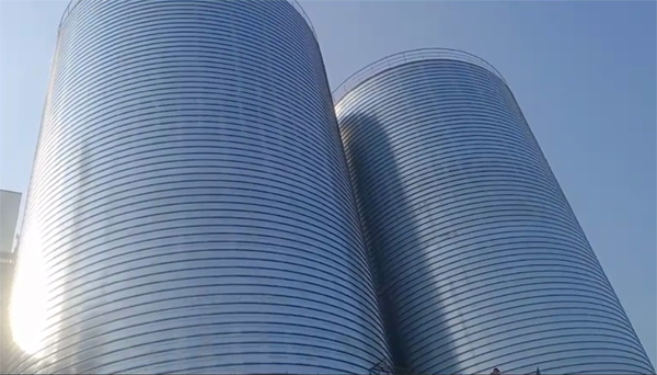 晋中2座混凝土高架卷板仓